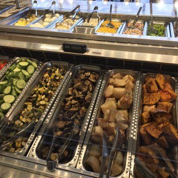 Florence Moore Dining - a variety of salads in a deli - Diners Near Me - Stanford, California