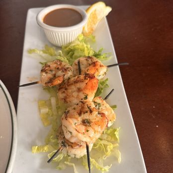 Royal Exchange - Skewered Shrimp w/peanut sauce - Sports Bars Near Me - San Francisco, California Royal Exchange - Skewered Shrimp w/peanut sauce - Sports Bars Near Me - San Francisco, California