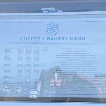 Stimulus Coffee + Bakery - Menu - Coffee & Tea Near Me - Pacific City, Oregon