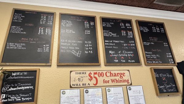 Menu photo 1 Calhoun Family Texas Barbeque Murrieta, CA