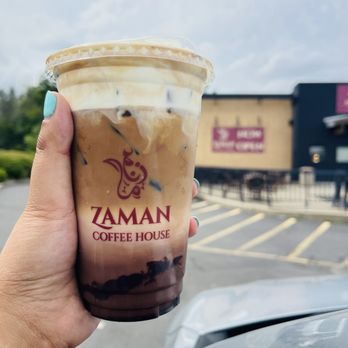 Zaman Coffee House - Mocha Brownie Iced Coffee - Coffee & Tea Near Me - Syracuse, New York
