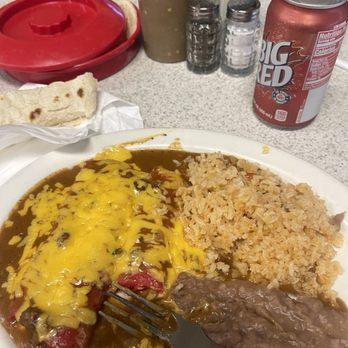 Blanco Cafe - enchildas plate - Mexican Near Me - San Antonio, Texas