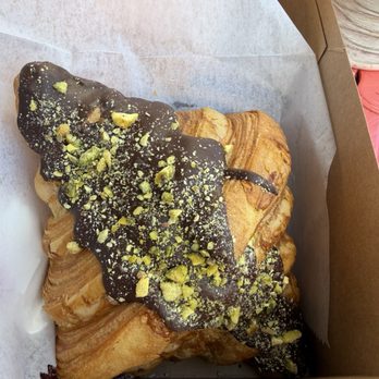 Gourmet Central Bakery - Dubai chocolate croissant - Coffee & Tea Near Me - Prunedale, California