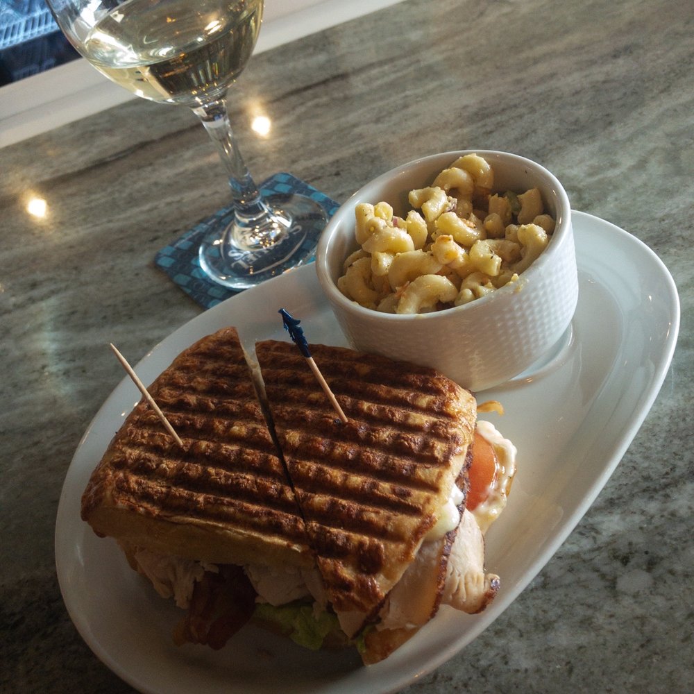 On the Corner Grill - Turkey BLT with Pasta Salad and Moscato - Italian Near Me - Derry, New Hampshire On the Corner Grill - Turkey BLT with Pasta Salad and Moscato - Italian Near Me - Derry, New Hampshire