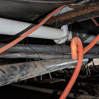 Clean CrawlSpace - 1" PVC outlet - Insulation Installation Near Me - Santa Rosa, California