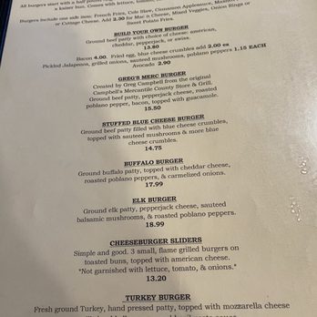 JD Campbell's - Menu 11/2023 - Bars Near Me - Peoria, Arizona