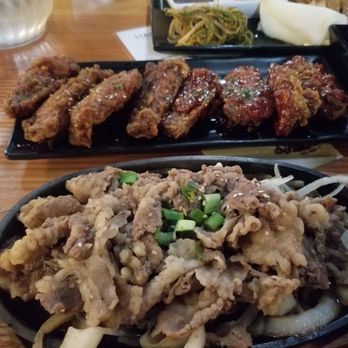 Hancook - Chicken wings and beef bulgogi - Korean Near Me - Oakland, California