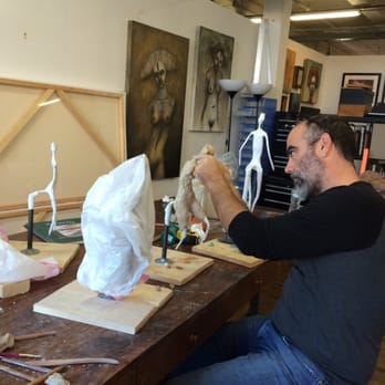 Alés & Lores Studio - Artist at work - Art Classes Near Me - Lowell, Massachusetts