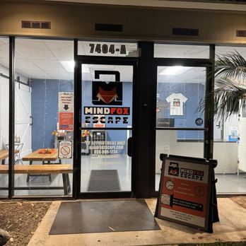 MindFox Escape - Entrance - Escape Games Near Me - San Diego, California