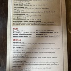 B-Side Social - Menu Rear