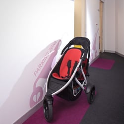 SmartClinics - Pram and trolley parking bays within the clinic