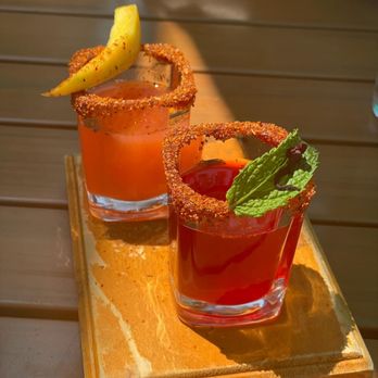 Kalaveras - Mango and hibiscus shots - Cocktail Bars Near Me - Bellflower, California Kalaveras - Mango and hibiscus shots - Cocktail Bars Near Me - Bellflower, California