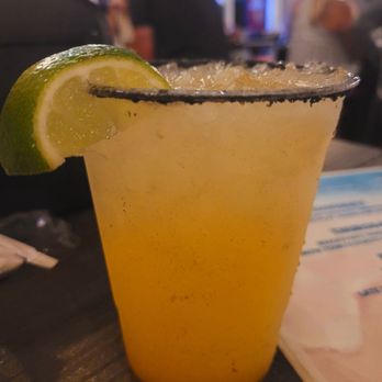 The Broken Oar - Smoky pineapple margarita. | Ilegal mezcal, triple sec, pineapple juice, and black lava salt on the rim. - American Near Me - Glen Burnie, Maryland The Broken Oar - Smoky pineapple margarita. | Ilegal mezcal, triple sec, pineapple juice, and black lava salt on the rim. - American Near Me - Glen Burnie, Maryland