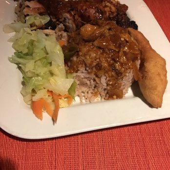 Kingston Kitchen - Jerk chicken single plate - Caribbean Near Me - Tucson, Arizona Kingston Kitchen - Jerk chicken single plate - Caribbean Near Me - Tucson, Arizona