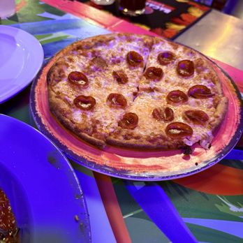 Jimmy Johnson’s Big Chill - Pepperoni pizza - Sports Bars Near Me - Key Largo, Florida