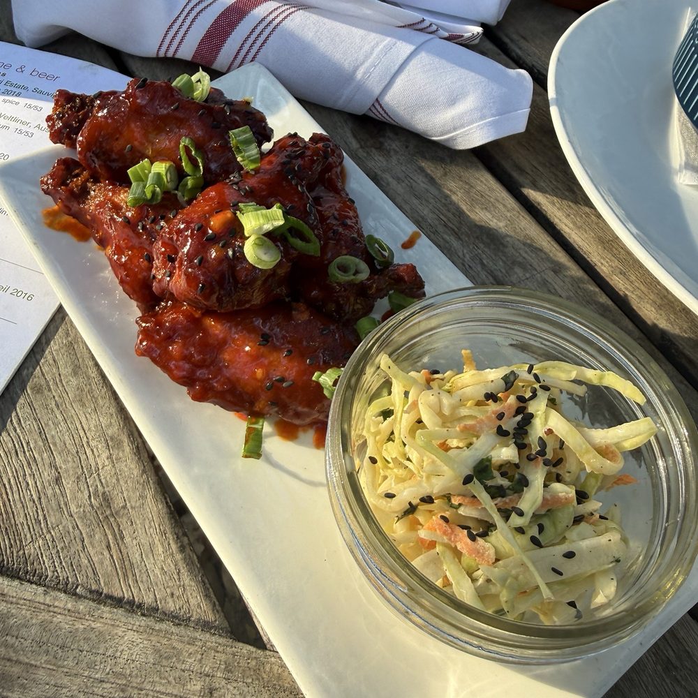 Vinaigrette - korean-style chicken wings: yummm - Salad Near Me - Austin, Texas Vinaigrette - korean-style chicken wings: yummm - Salad Near Me - Austin, Texas
