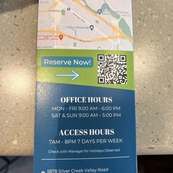 Silver Creek Self Storage - Email/ times and QR CODE for info - Self Storage Near Me - San Jose, California Silver Creek Self Storage - Email/ times and QR CODE for info - Self Storage Near Me - San Jose, California