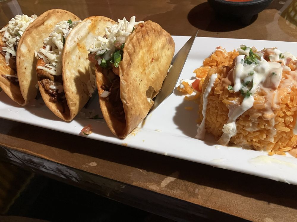 Food from Victor’s Mexican Taqueria & Grill