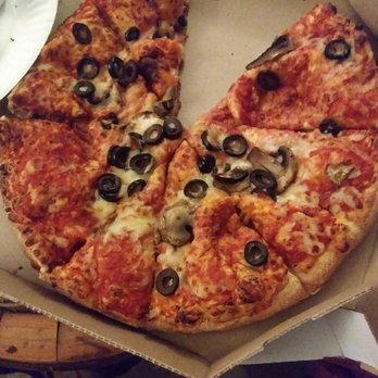 Domino's Pizza - Overdone pizza - Pizza Near Me - Hemet, California