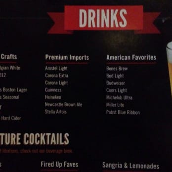 Smokey Bones - Drinks - Barbeque Near Me - Virginia Beach, Virginia Smokey Bones - Drinks - Barbeque Near Me - Virginia Beach, Virginia