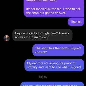 Kutthroat Tattoo - My first interaction of trying to ask her for help. The tattoo artist shows poor customer service skills. - Tattoo Near Me - San Diego, California Kutthroat Tattoo - My first interaction of trying to ask her for help. The tattoo artist shows poor customer service skills. - Tattoo Near Me - San Diego, California