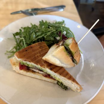 Pinky’s - Pesto chicken panini - Mediterranean Near Me - Richmond, Virginia Pinky’s - Pesto chicken panini - Mediterranean Near Me - Richmond, Virginia