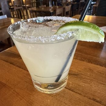 Cocina del Charro - Happy hour House margarita with salt on the rim - Mexican Near Me - San Marcos, California