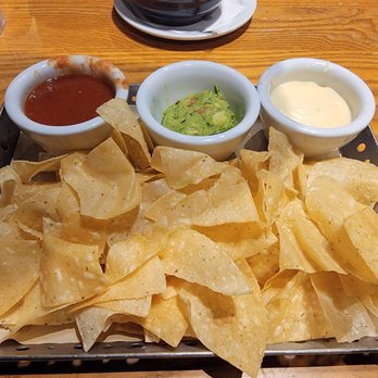 Chili's - Dip Trio with Salsa, Guacamole, and White Queso - Tex-Mex Near Me - The Woodlands, Texas Chili's - Dip Trio with Salsa, Guacamole, and White Queso - Tex-Mex Near Me - The Woodlands, Texas