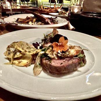 Jellyfish Crudo + Charbon - Lamb - Modern European Near Me - Montreal, Quebec Jellyfish Crudo + Charbon - Lamb - Modern European Near Me - Montreal, Quebec