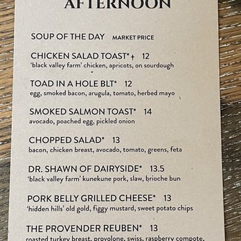 Black Valley Provender - Afternoon Menu - Cafes Near Me - Everett, Pennsylvania