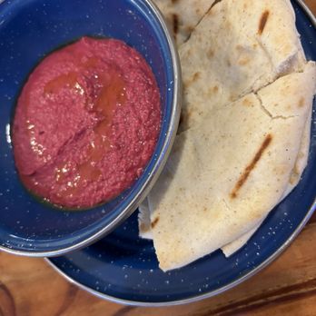 Kali Greek Kitchen - Red Beetle Hummus & Pita (no cheese) - Mediterranean Near Me - Palo Alto, California Kali Greek Kitchen - Red Beetle Hummus & Pita (no cheese) - Mediterranean Near Me - Palo Alto, California