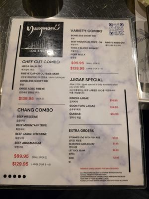 Menu photo 4 Yangmani Los Angeles, CA