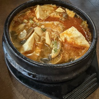 Honey Cuisine - The tofu soup with beef - Japanese Near Me - Rohnert Park, California Honey Cuisine - The tofu soup with beef - Japanese Near Me - Rohnert Park, California