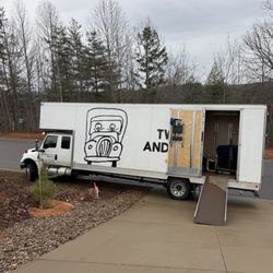 Two Men and a Truck Moving and Storage - Ready for a climb!