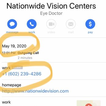 Nationwide Vision - Initial call to schedule appointment - Eyewear & Opticians Near Me - San Tan Valley, Arizona