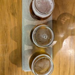 Three beer flight