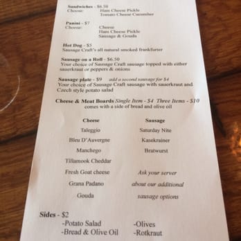 The Cask Cafe - Menu as of 12-5-13. - Cafes Near Me - Richmond, Virginia
