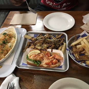 Cape Cod Fish - Seafood Casserole Connecticut Lobster Roll Parmesan Truffle Fries - Seafood Near Me - Fort Myers, Florida
