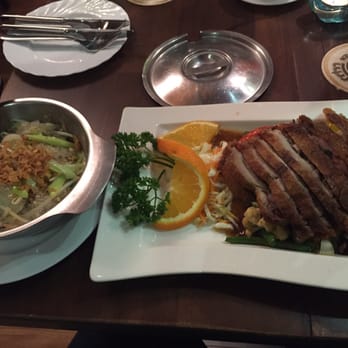 Goldene Kugel Leipzig - Gebackene Ente mit Gemüse und Glasnudeln! - Sushi Bars Near Me - Leipzig, SN