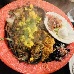 Garcia's Mexican Restaurant - Steaming fajitas