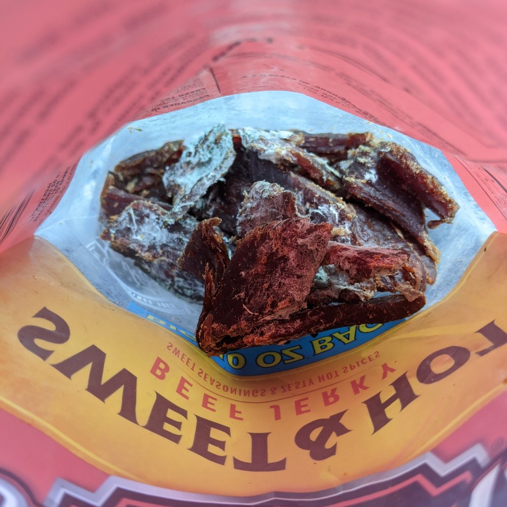 Was my favorite beef jerky until I bought a bag full of moldy jerky. Emailed Jack Link's about it and they didn't even respond.