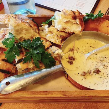 ODO - scarpetta (house bread w/ Vesta sauce) - Italian Near Me - Tuckahoe, New York