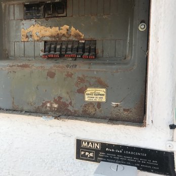 Pro - Tec Property Inspections - Federal Pacific stab lock breaker panel which has been known to cause fires. - Home Inspectors Near Me Pro - Tec Property Inspections - Federal Pacific stab lock breaker panel which has been known to cause fires. - Home Inspectors Near Me