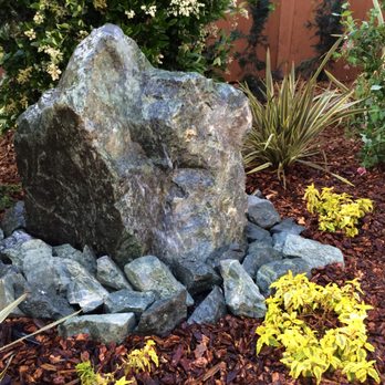 Clean Cut Landscape - a rock in a garden - Landscaping Near Me - Auburn, California