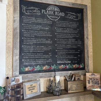 Plank Road Pizza - Menu - Pizza Near Me - Cottleville, Missouri