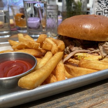 Reclaimed Bar and Restaurant - Pulled Pork Sandwich - Music Venues Near Me - Chicago, Illinois Reclaimed Bar and Restaurant - Pulled Pork Sandwich - Music Venues Near Me - Chicago, Illinois