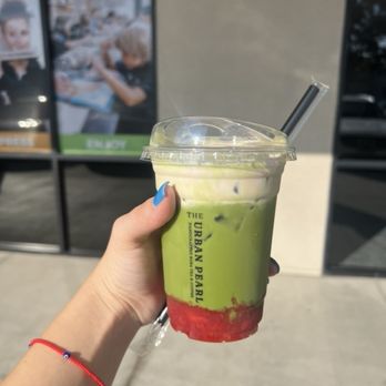 The Urban Pearl - Strawberry matcha - Coffee & Tea Near Me - Fresno, California The Urban Pearl - Strawberry matcha - Coffee & Tea Near Me - Fresno, California