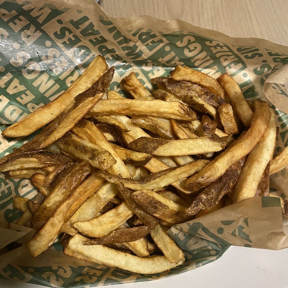 Wingstop - Unseasoned fries and practically no sauce. - Chicken Wings Near Me - Crowley, Texas Wingstop - Unseasoned fries and practically no sauce. - Chicken Wings Near Me - Crowley, Texas