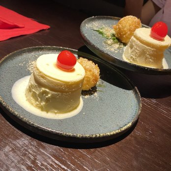 Ginza - Deep fried mochi dessert w vanilla ice cream - Izakaya Near Me - Las Vegas, Nevada Ginza - Deep fried mochi dessert w vanilla ice cream - Izakaya Near Me - Las Vegas, Nevada