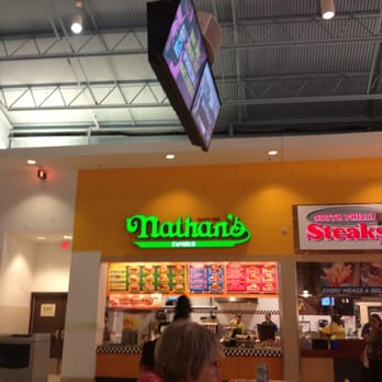 Nathan's Famous - the inside of a restaurant - Burgers Near Me - Sunrise, Florida